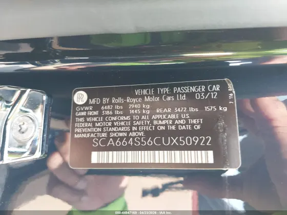 2012 Rolls-Royce Ghost
