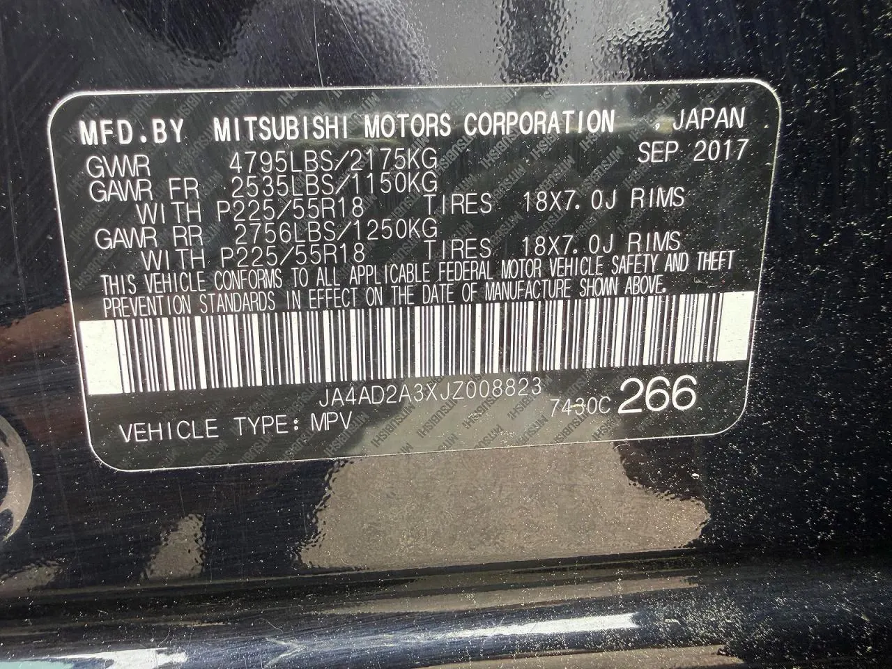 2018 Mitsubishi Outlander ES