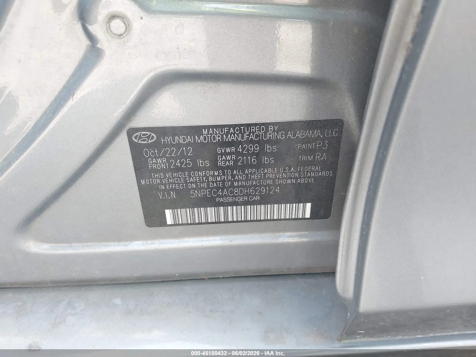 2013 Hyundai Sonata SE