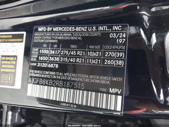 2024 Mercedes-Benz GLE AMG GLE 63 S
