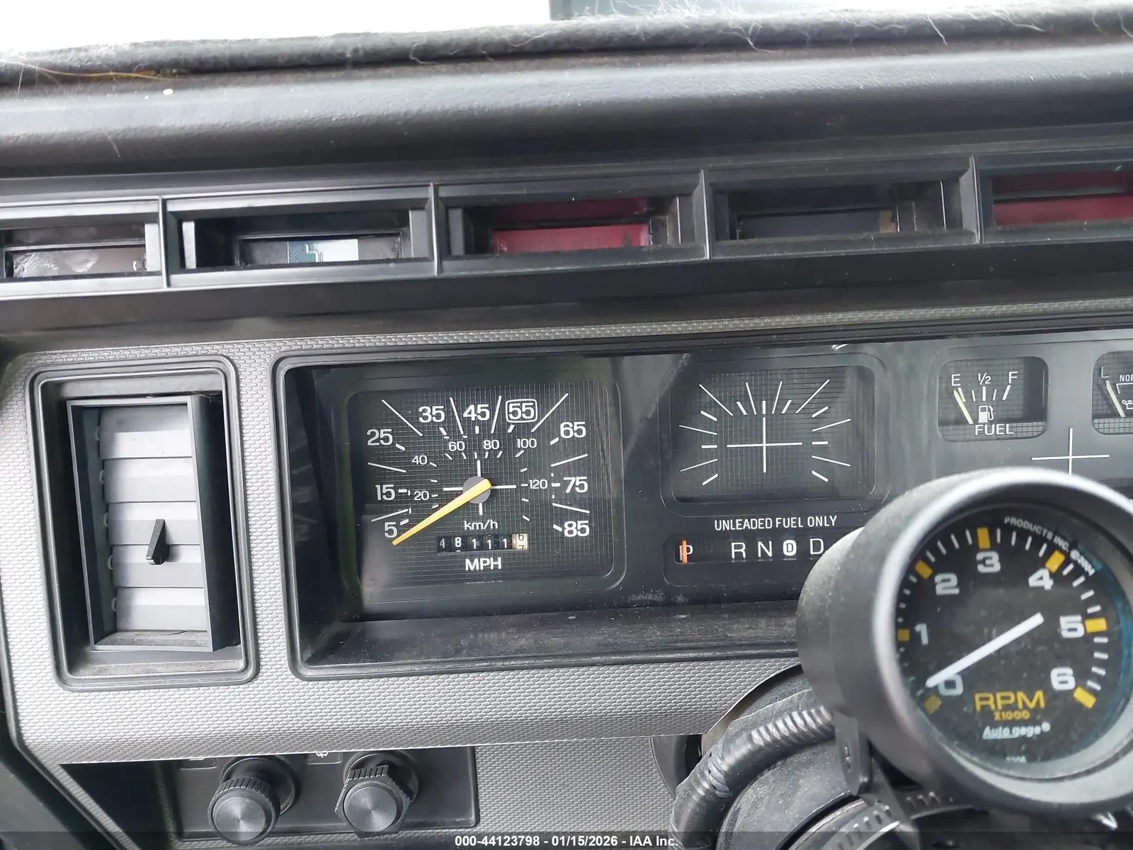 1986 Ford Bronco 4WD Custom