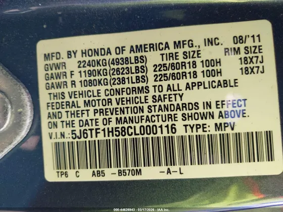 2012 Honda Crosstour EX-L