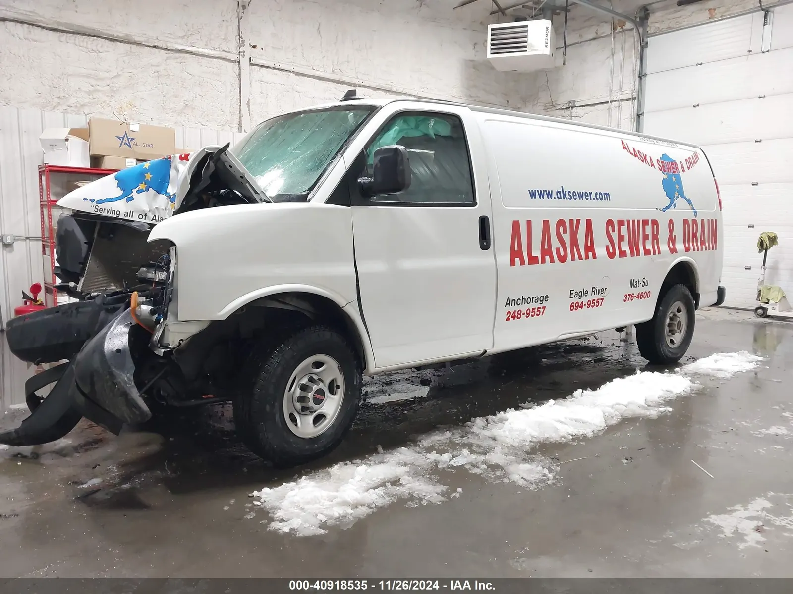 2022 GMC SAVANA CARGO RWD 3500 EXTENDED WHEELBASE WORK VAN
