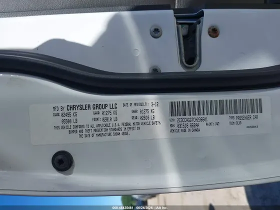 2012 Chrysler 300 300S