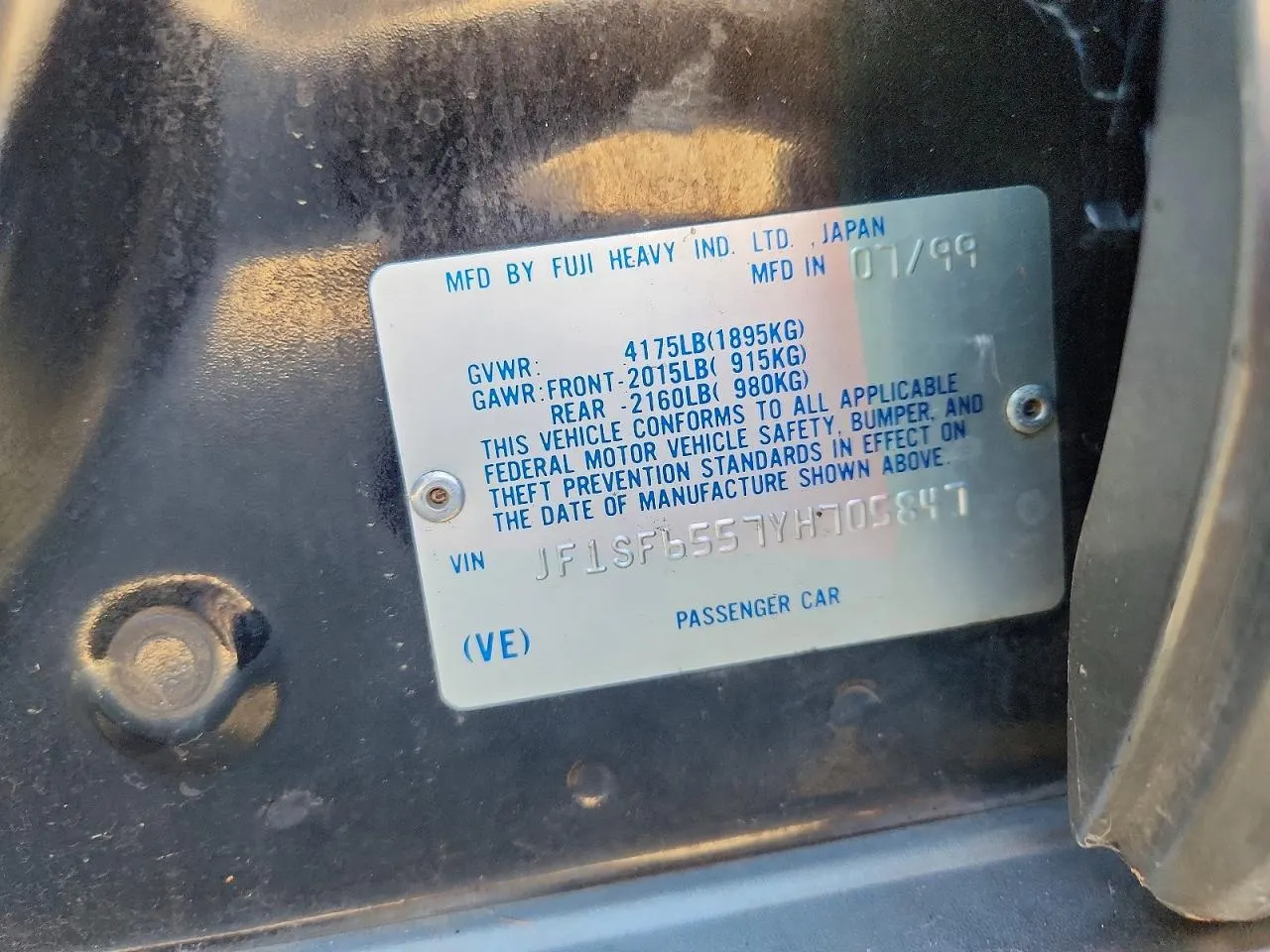 2000 Subaru Forester S
