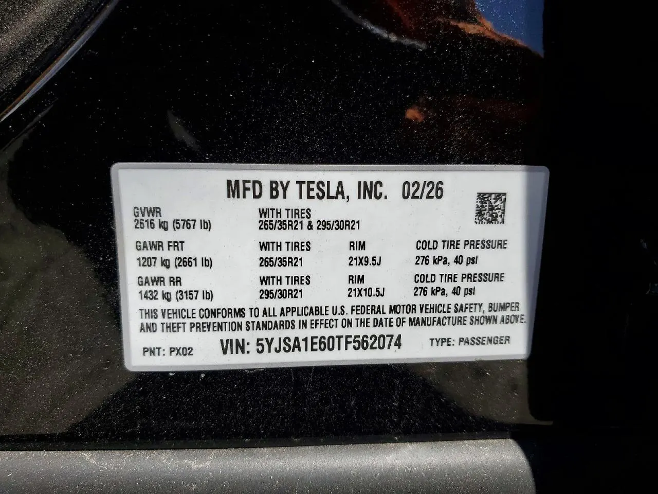 2026 Tesla Model S Plaid