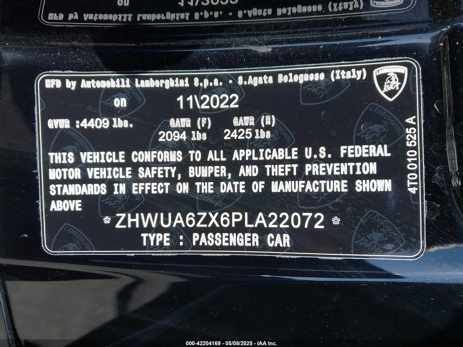 2023 Lamborghini Huracan STO COUPE