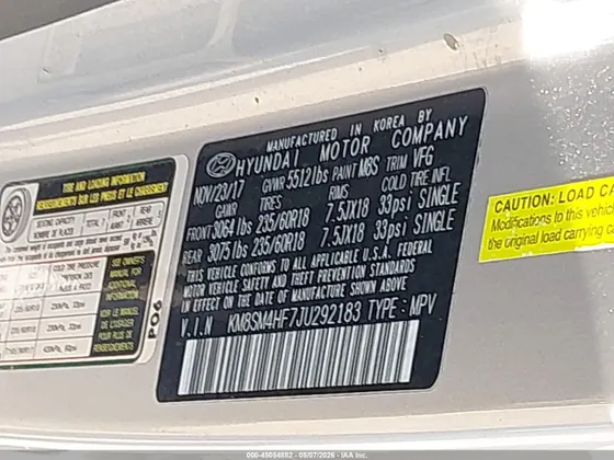 2018 Hyundai Santa Fe SE