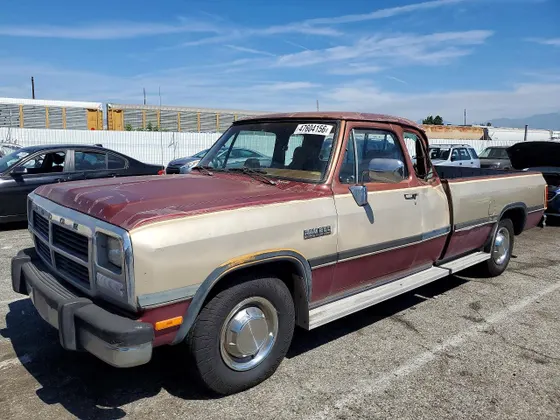 1993 Dodge D250 & W250 D-SERIES
