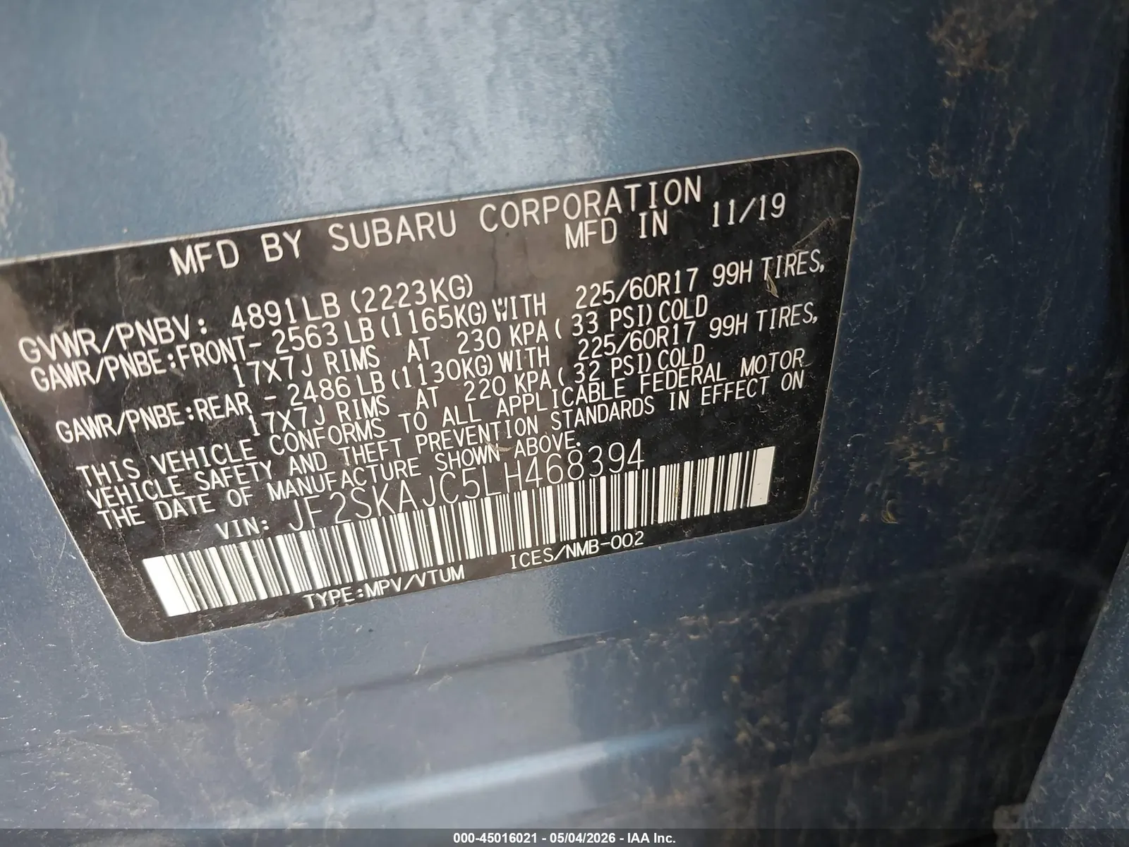 2020 Subaru Forester Premium
