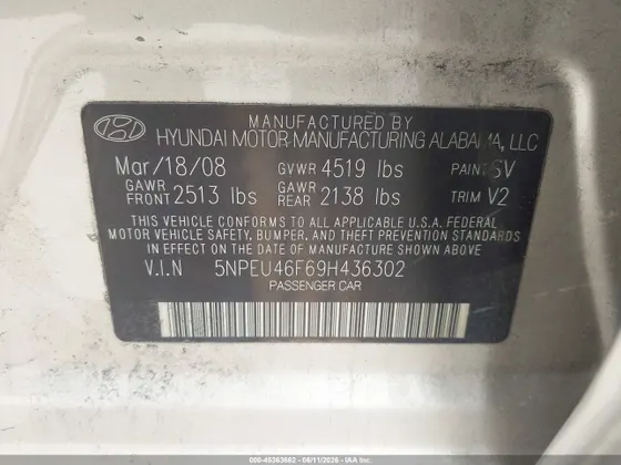 2009 Hyundai Sonata Limited