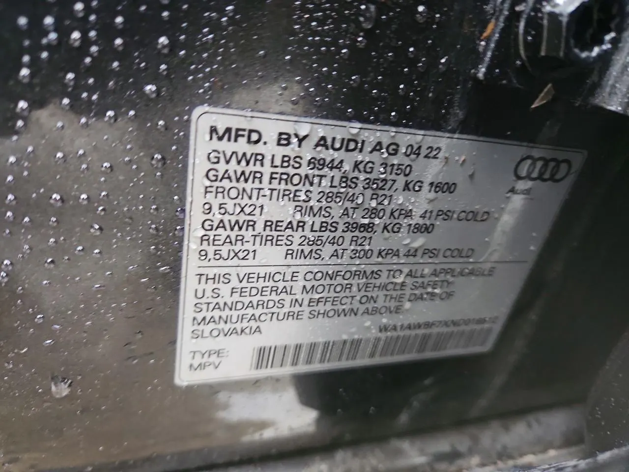2022 Audi SQ7 Premium Plus