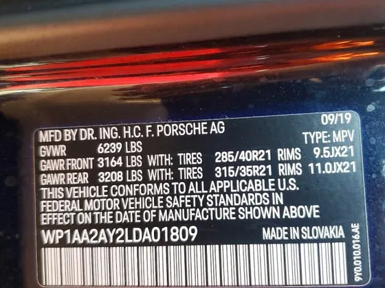 2020 Porsche Cayenne