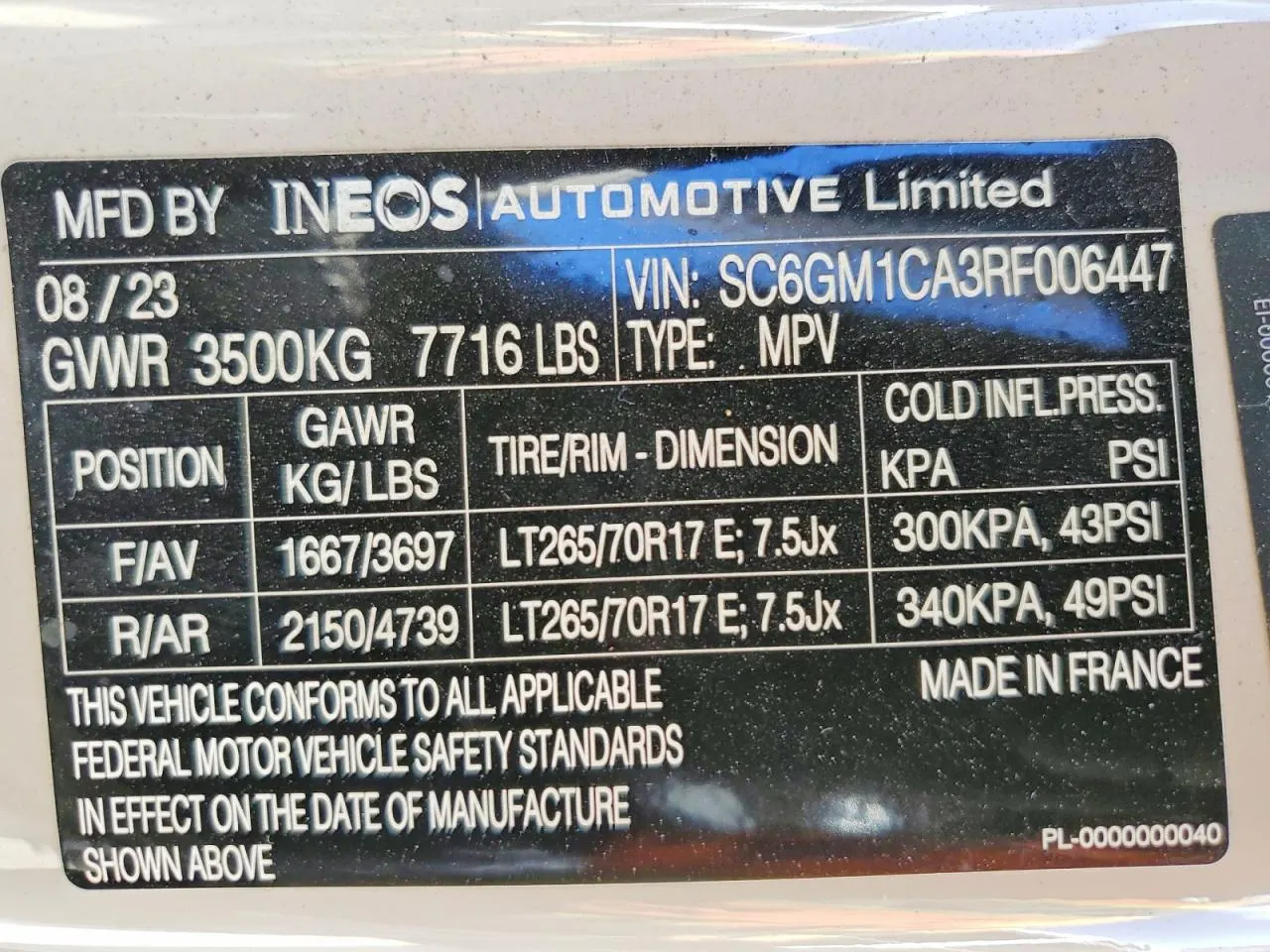 2024 INEOS Grenadier Station Wagon GRENADIER