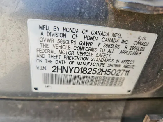 2002 Acura MDX