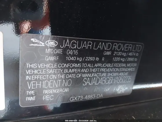 2017 Jaguar XE 25t Premium