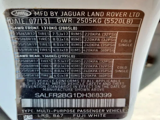 2013 Land Rover LR2
