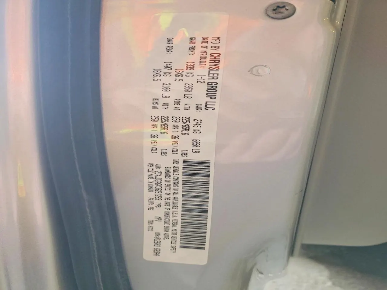 2012 Ram Cargo Van RAM VAN