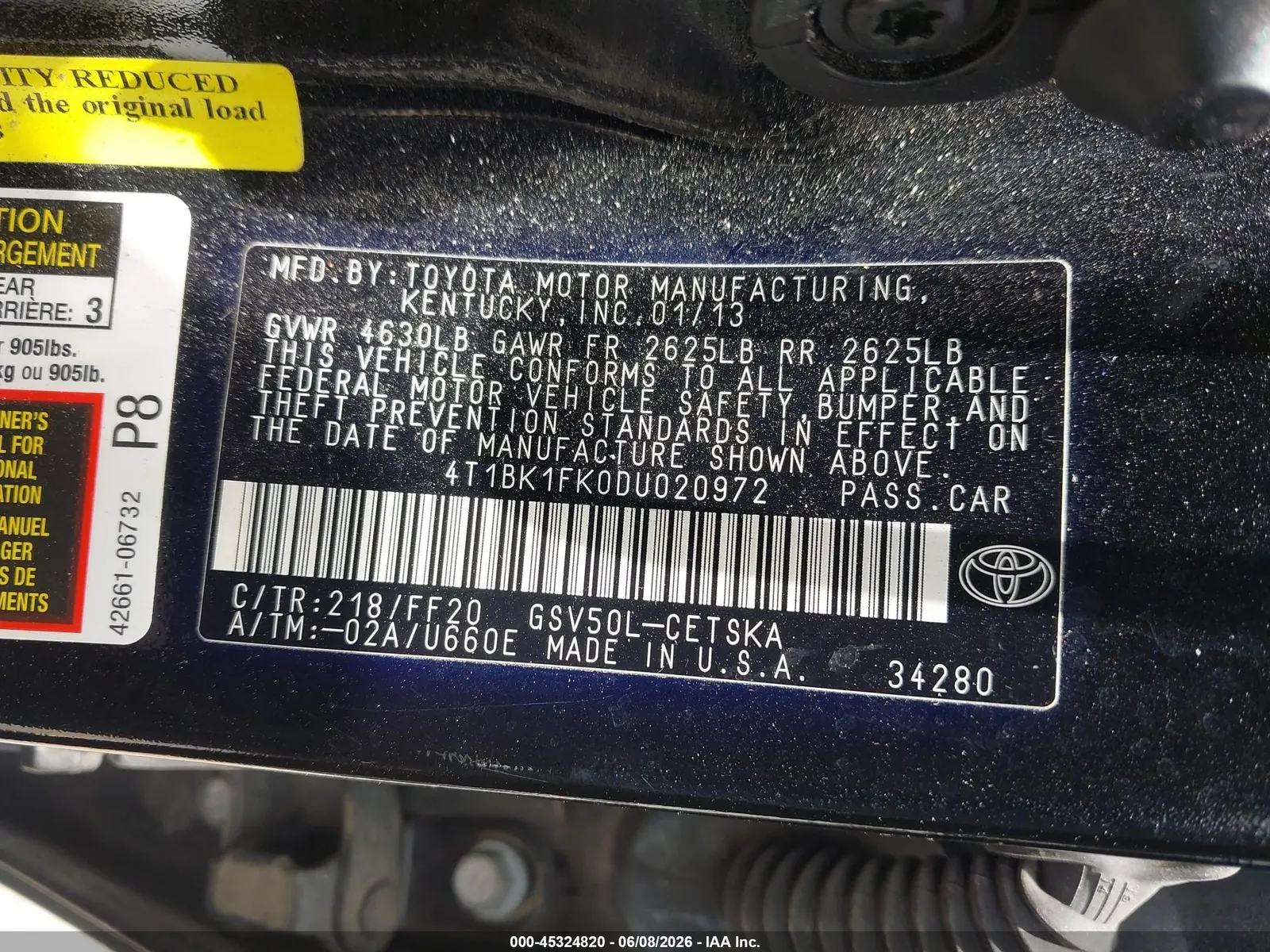 2013 Toyota Camry SE