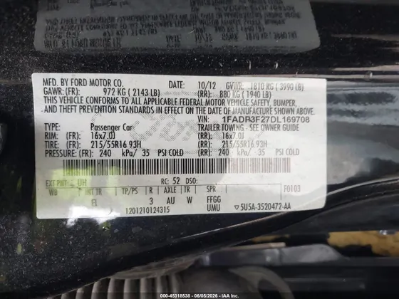 2013 Ford Focus SE