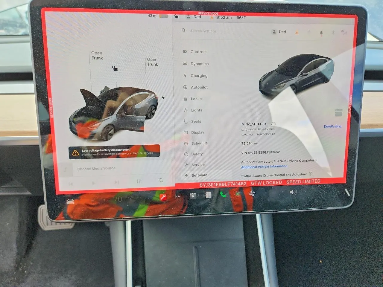2020 Tesla Model 3 Long Range