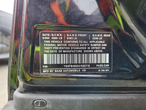 2004 Saab 9-3 Linear
