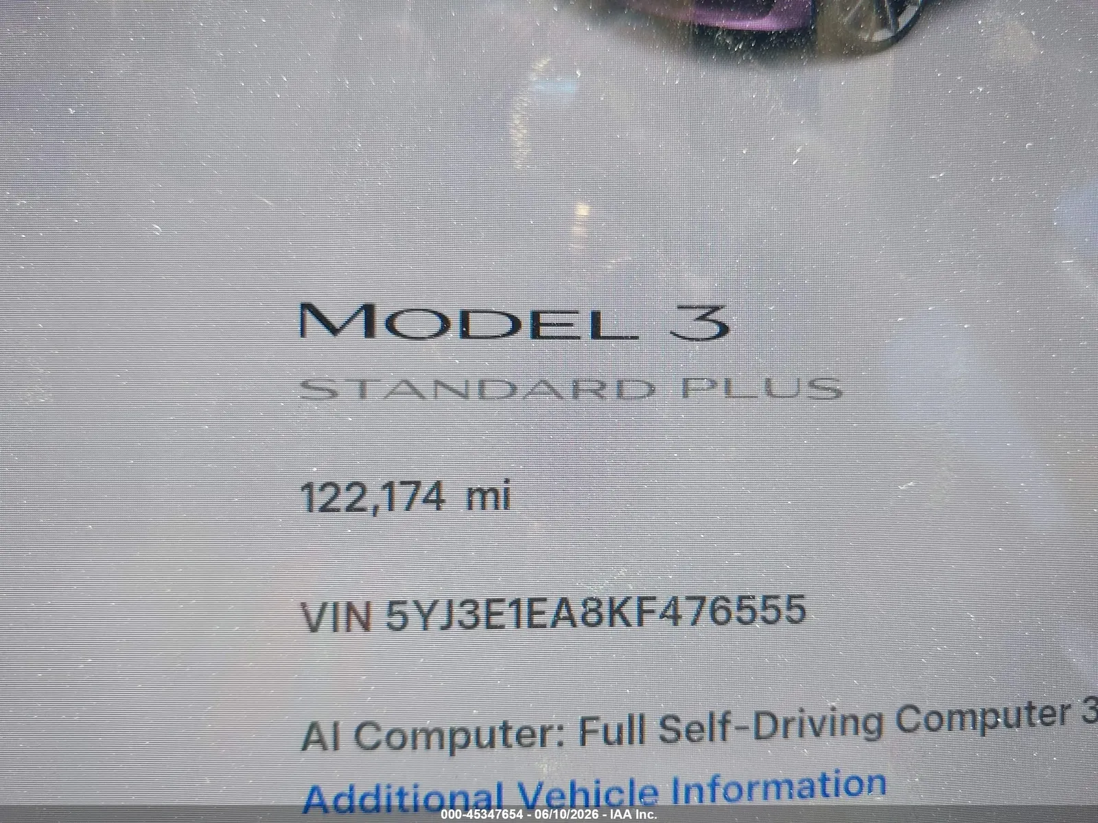 2019 Tesla Model 3 Mid Range