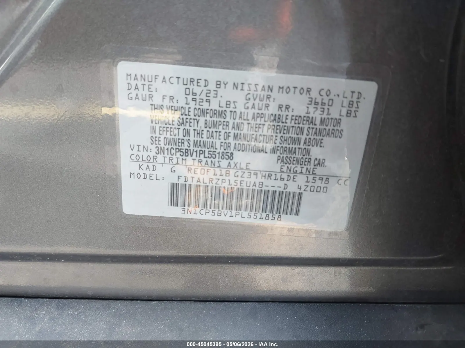 2023 Nissan Kicks S