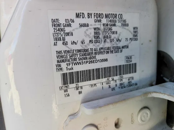 2006 Ford Super Duty F-350 SRW XL