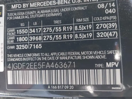 2015 Mercedes-Benz GL-Class GL 350 BlueTEC