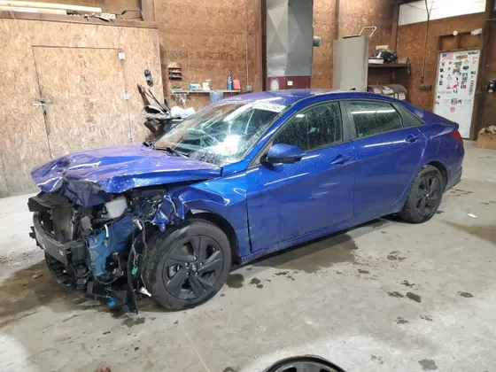 2023 Hyundai Elantra Hybrid Blue