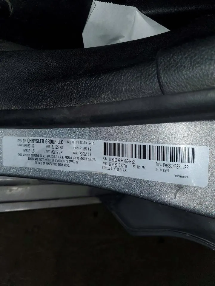 2015 Chrysler 200 Limited