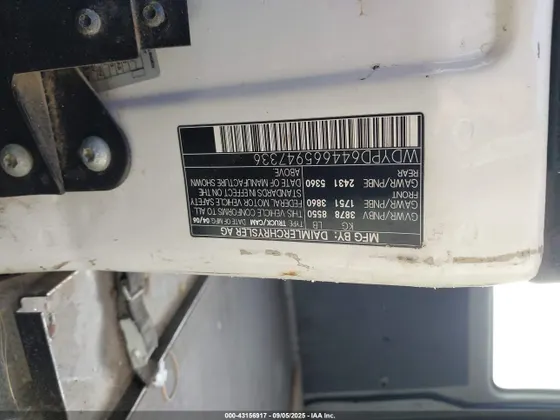 2006 Freightliner SPRINTER 2500