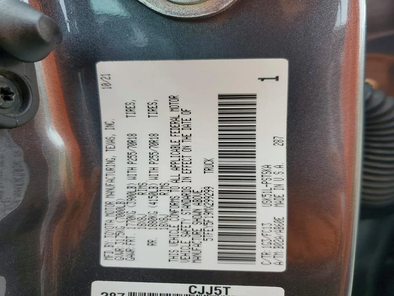 2021 Toyota Tundra 2WD SR5