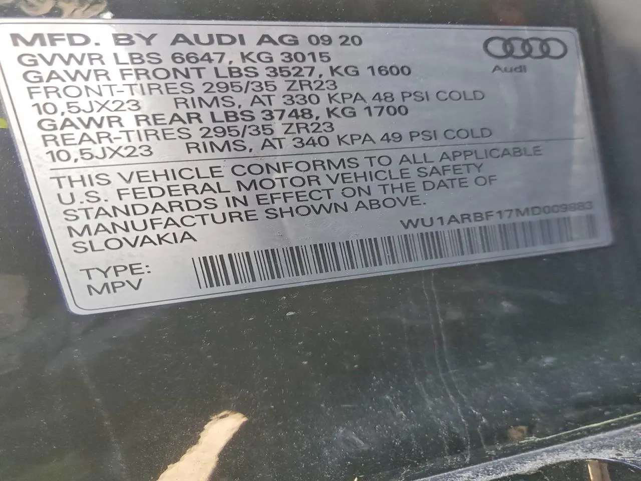 2021 Audi RS Q8