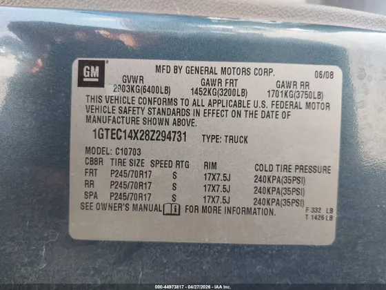2008 GMC Sierra 1500 Work Truck