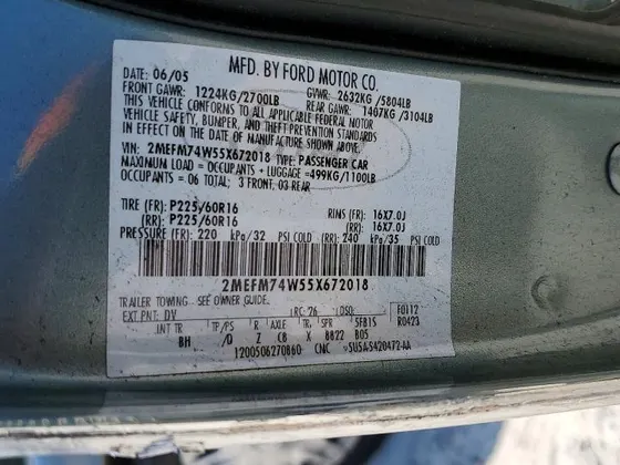 2005 Mercury Grand Marquis GS