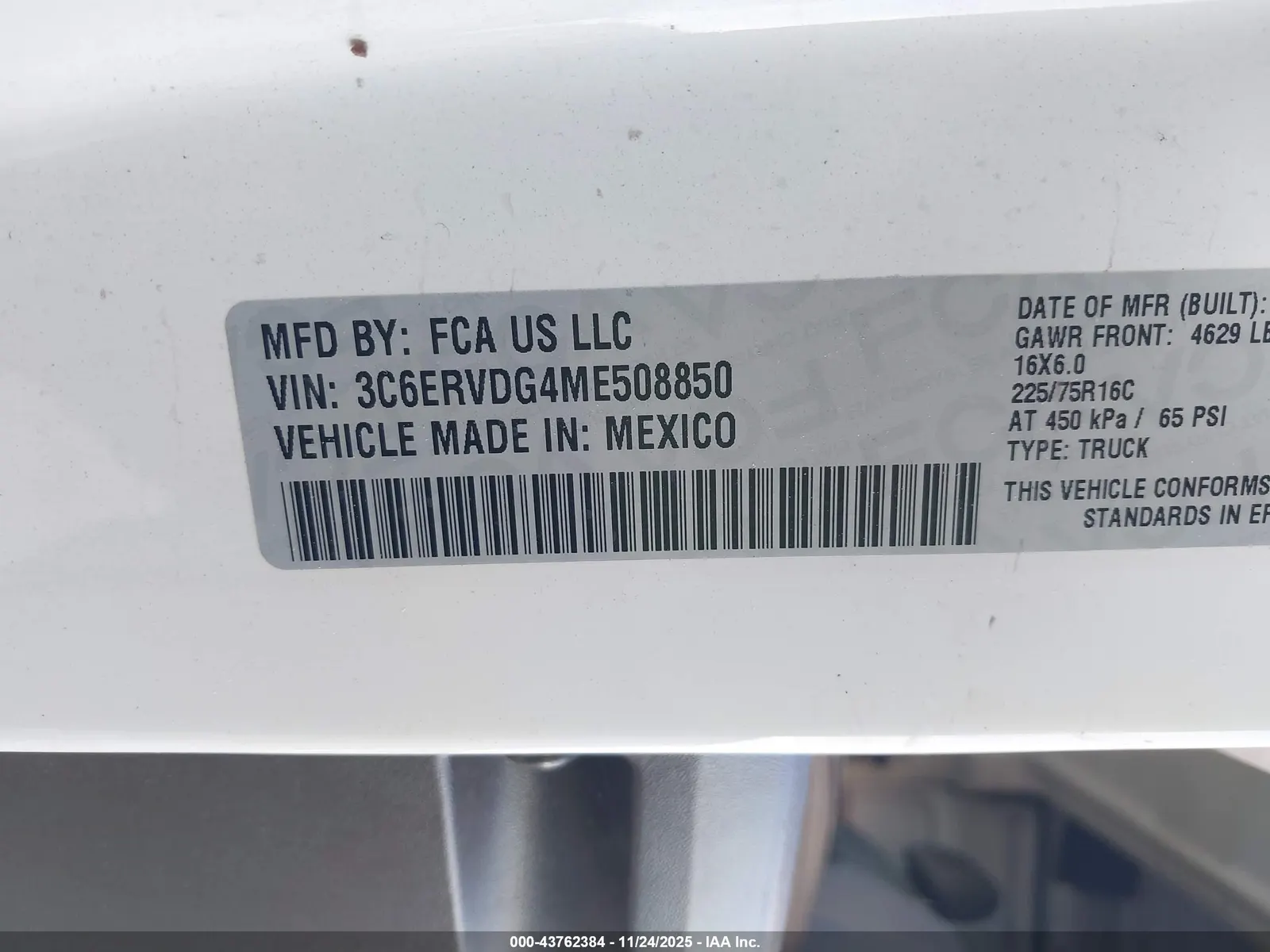 2021 Ram ProMaster HIGH ROOF 159 WB