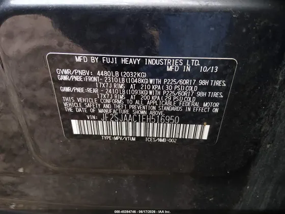 2014 Subaru Forester 2.5i