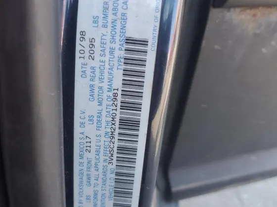 1999 Volkswagen Jetta GLS