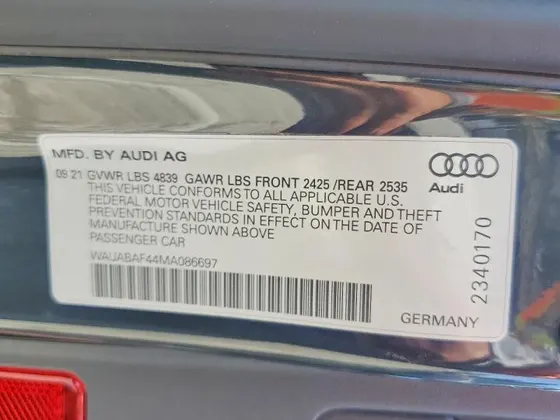 2021 Audi A4 Sedan Premium