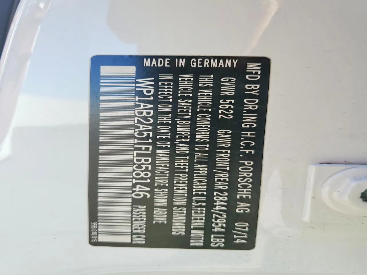 2015 Porsche Macan S
