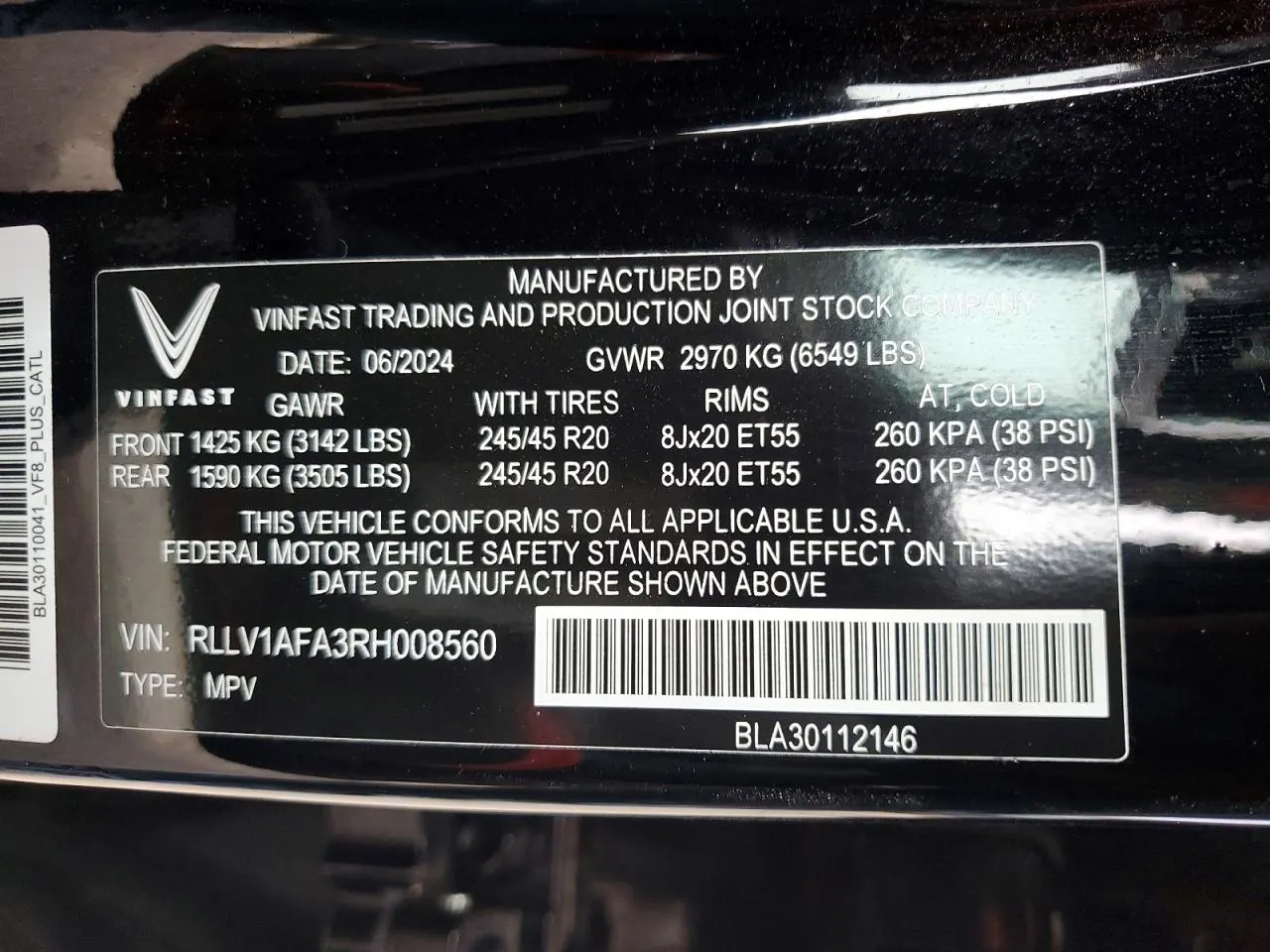 2024 VinFast VF 8 Plus
