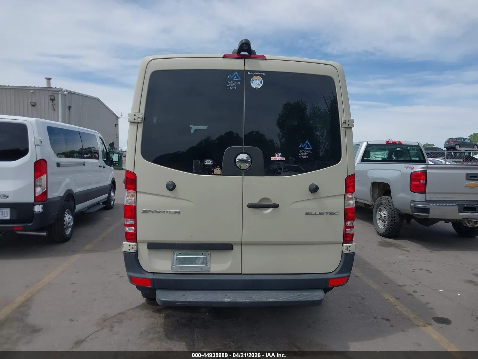2016 Freightliner SPRINTER NORMAL ROOF