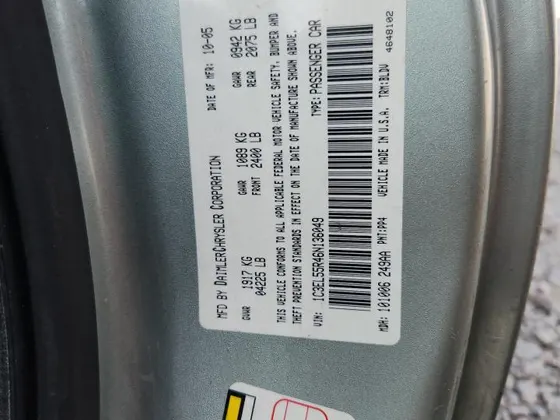 2006 Chrysler Sebring Conv Touring