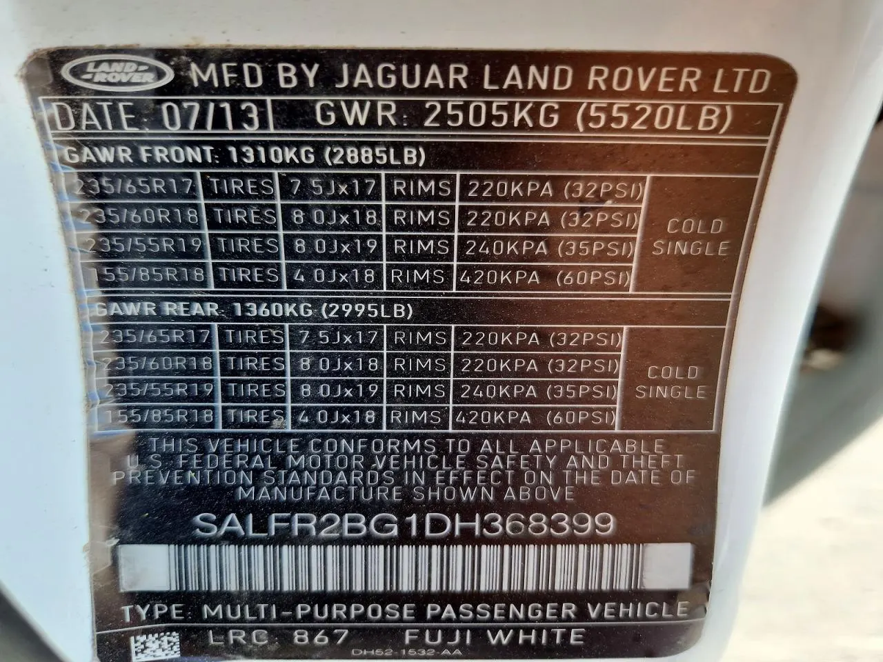 2013 Land Rover LR2