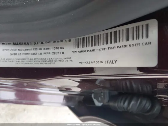 2019 Maserati Ghibli