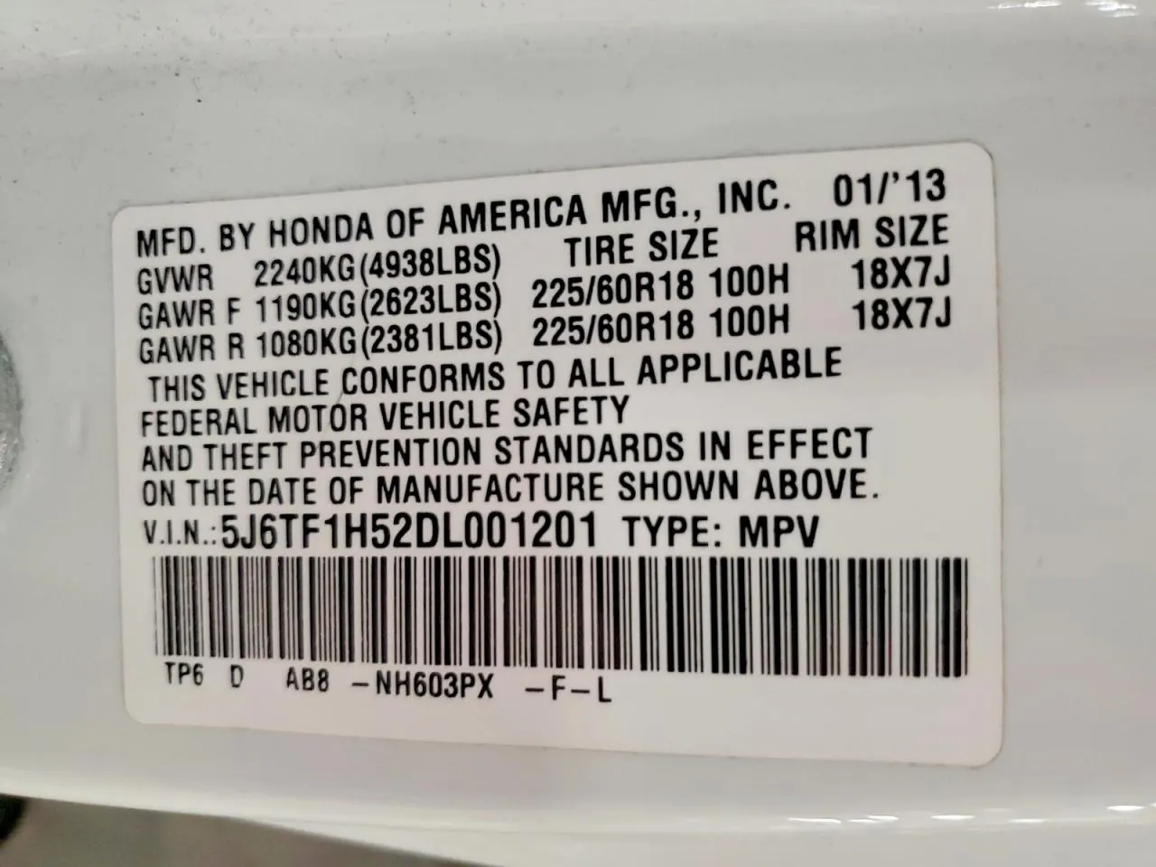 2013 Honda Crosstour EX-L