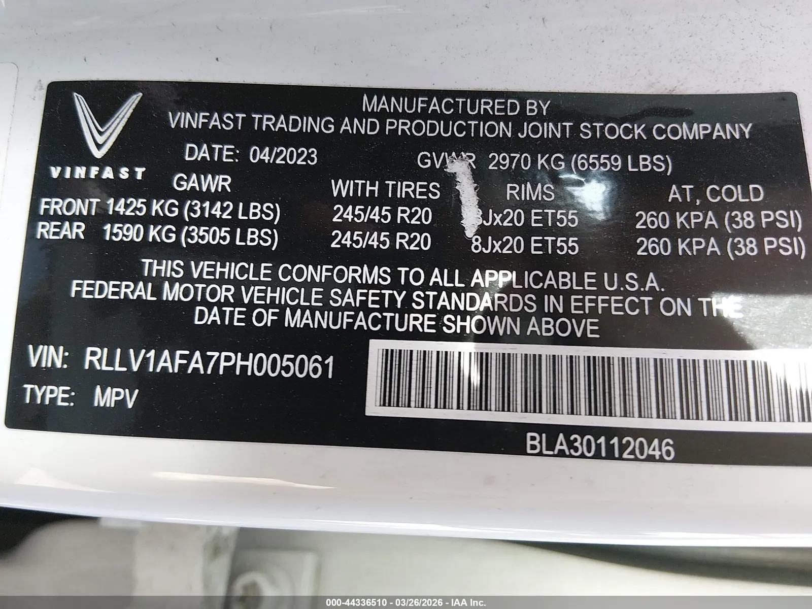 2023 VinFast VF 8 Plus