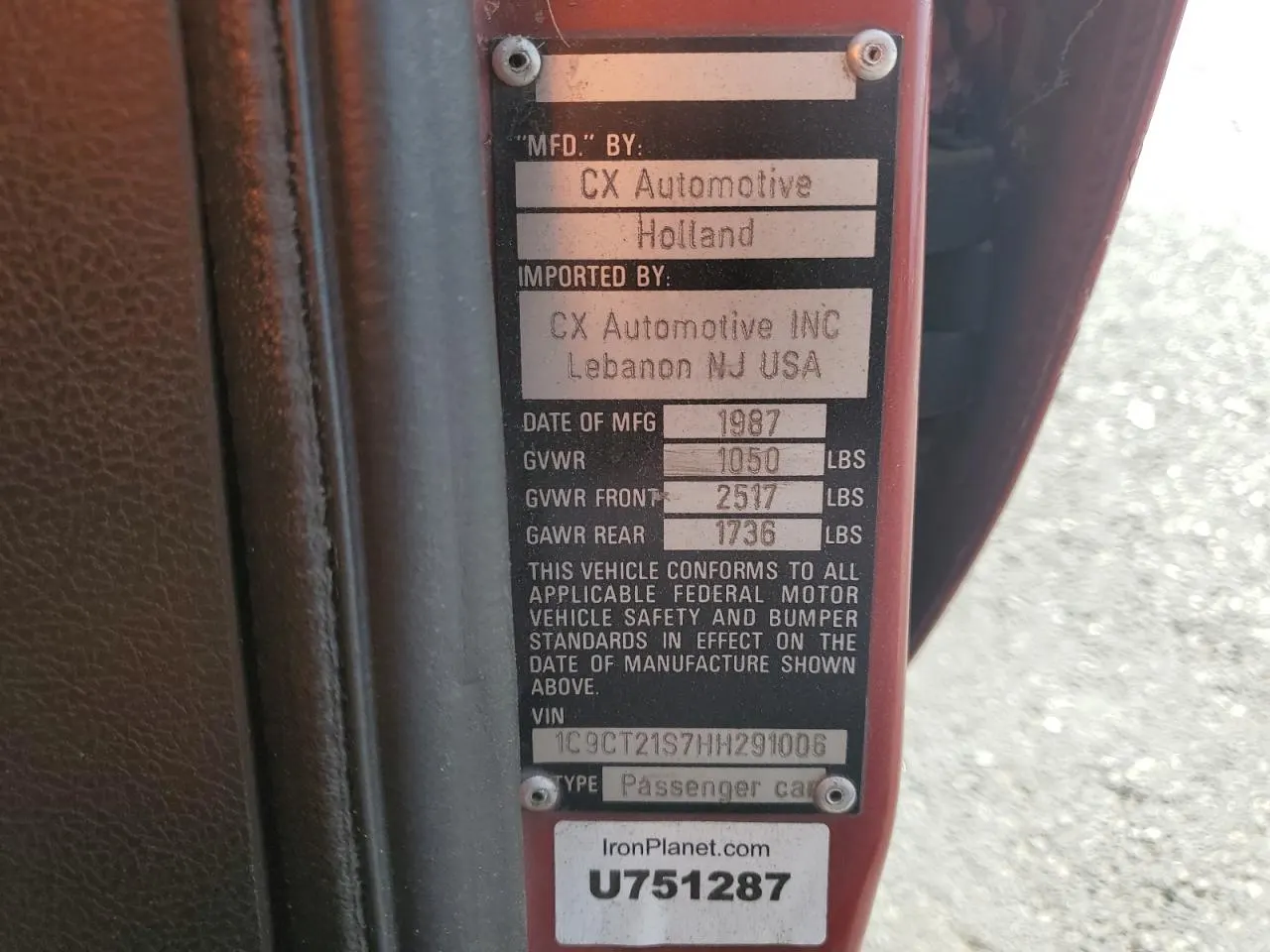 1987 CITROEN CX CX 25